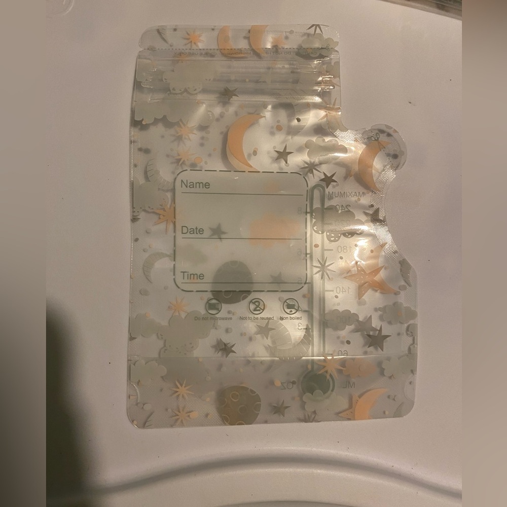 40 ct sterile breastmilk bags